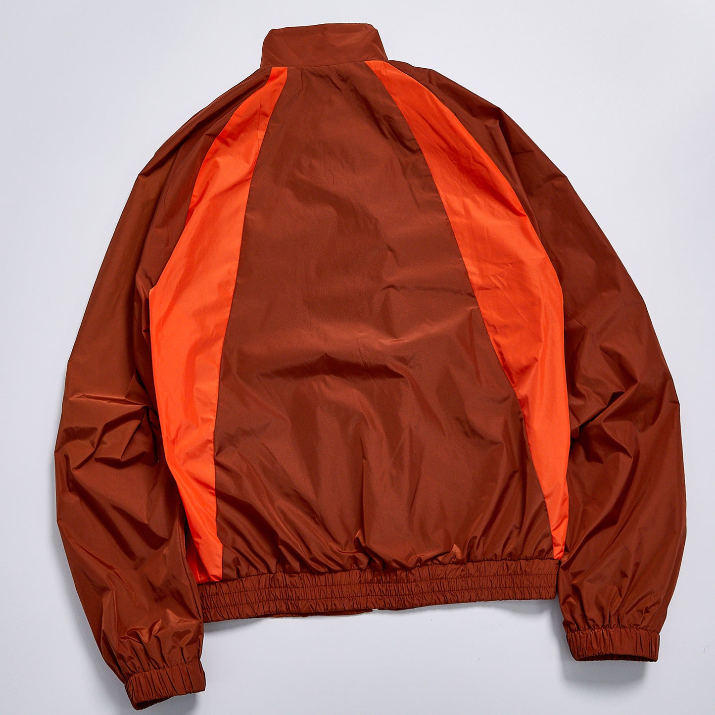 Custom Label Side Color Block Contrast Windbreaker Unisex Spring Stand Collar Zip Up Cropped Streetwear Casual Retro Racing Track Jacket Outerwear