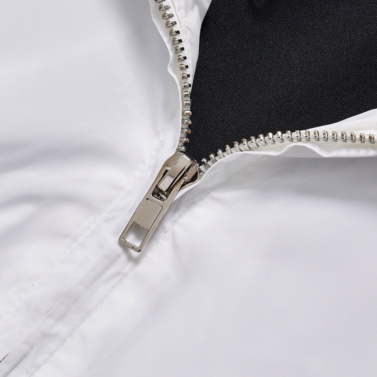Contrast Black Panel Spliced Stand Collar Windbreaker Unisex Spring Zip Up Loose Track Jacket Streetwear Casual Color Block Racing Wind Outerwear