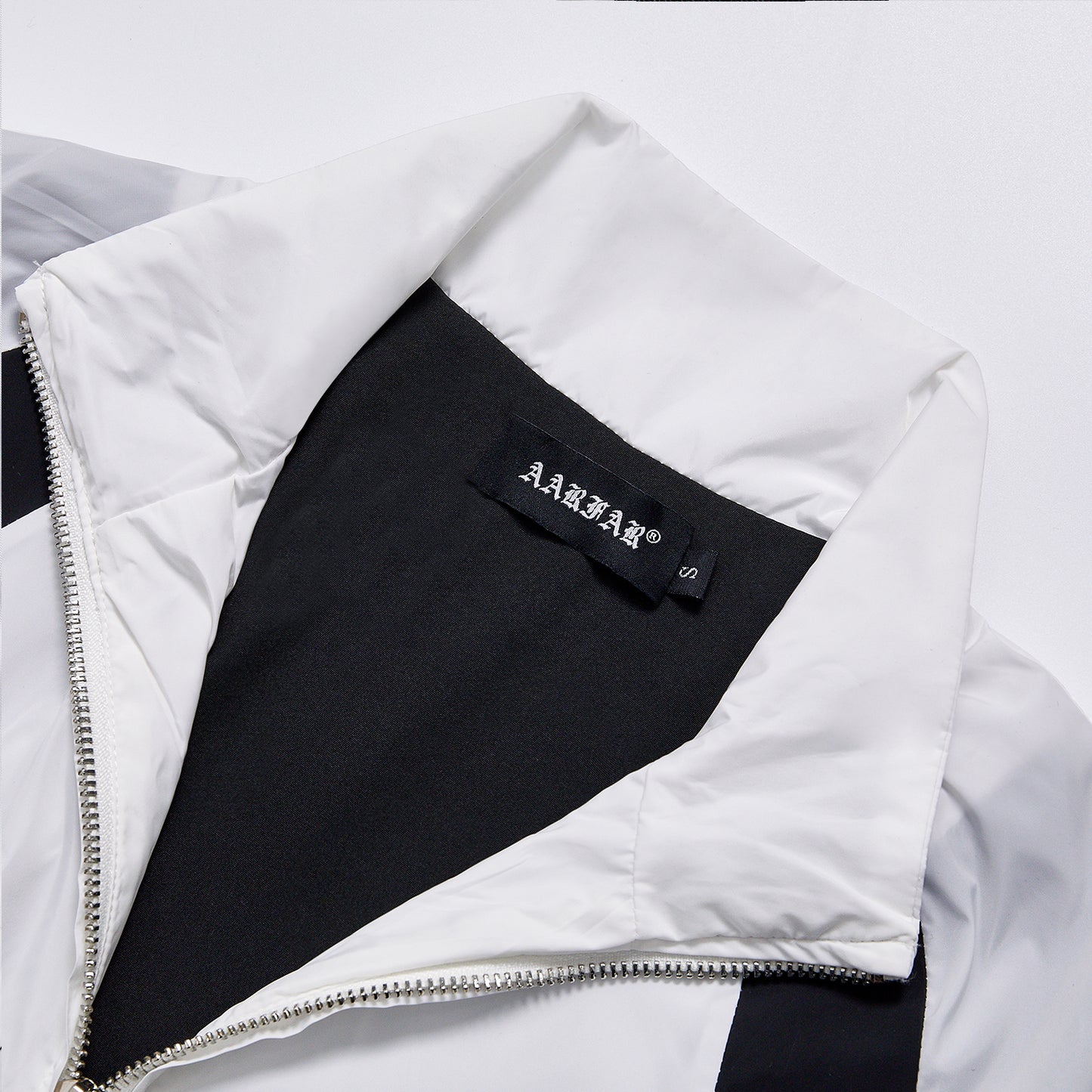 Contrast Black Panel Spliced Stand Collar Windbreaker Unisex Spring Zip Up Loose Track Jacket Streetwear Casual Color Block Racing Wind Outerwear
