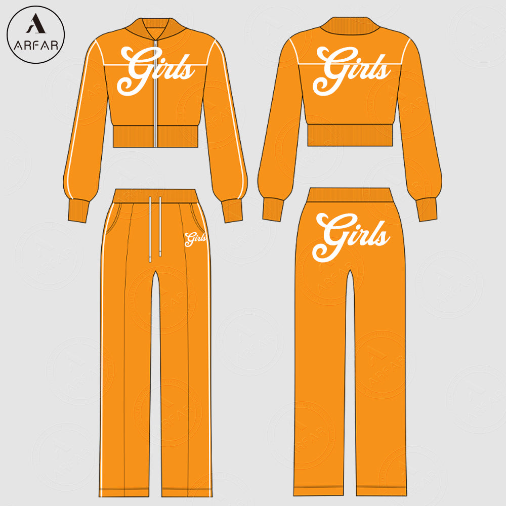 High Quality Clothing Manufacturers Women Tracksuit Set Custom Color Blocking Hoodie and Wide Leg Pants Two Piece Lounge Set