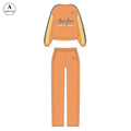 Streetwear Sweatpants and Hoodie Rhinestone Tracksuit Sets High Quality Winter Heavyweight Comfortable Sweatsuits Women Sets