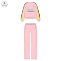 Streetwear Sweatpants and Hoodie Rhinestone Tracksuit Sets High Quality Winter Heavyweight Comfortable Sweatsuits Women Sets