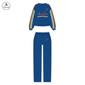 Streetwear Sweatpants and Hoodie Rhinestone Tracksuit Sets High Quality Winter Heavyweight Comfortable Sweatsuits Women Sets