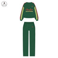 Streetwear Sweatpants and Hoodie Rhinestone Tracksuit Sets High Quality Winter Heavyweight Comfortable Sweatsuits Women Sets
