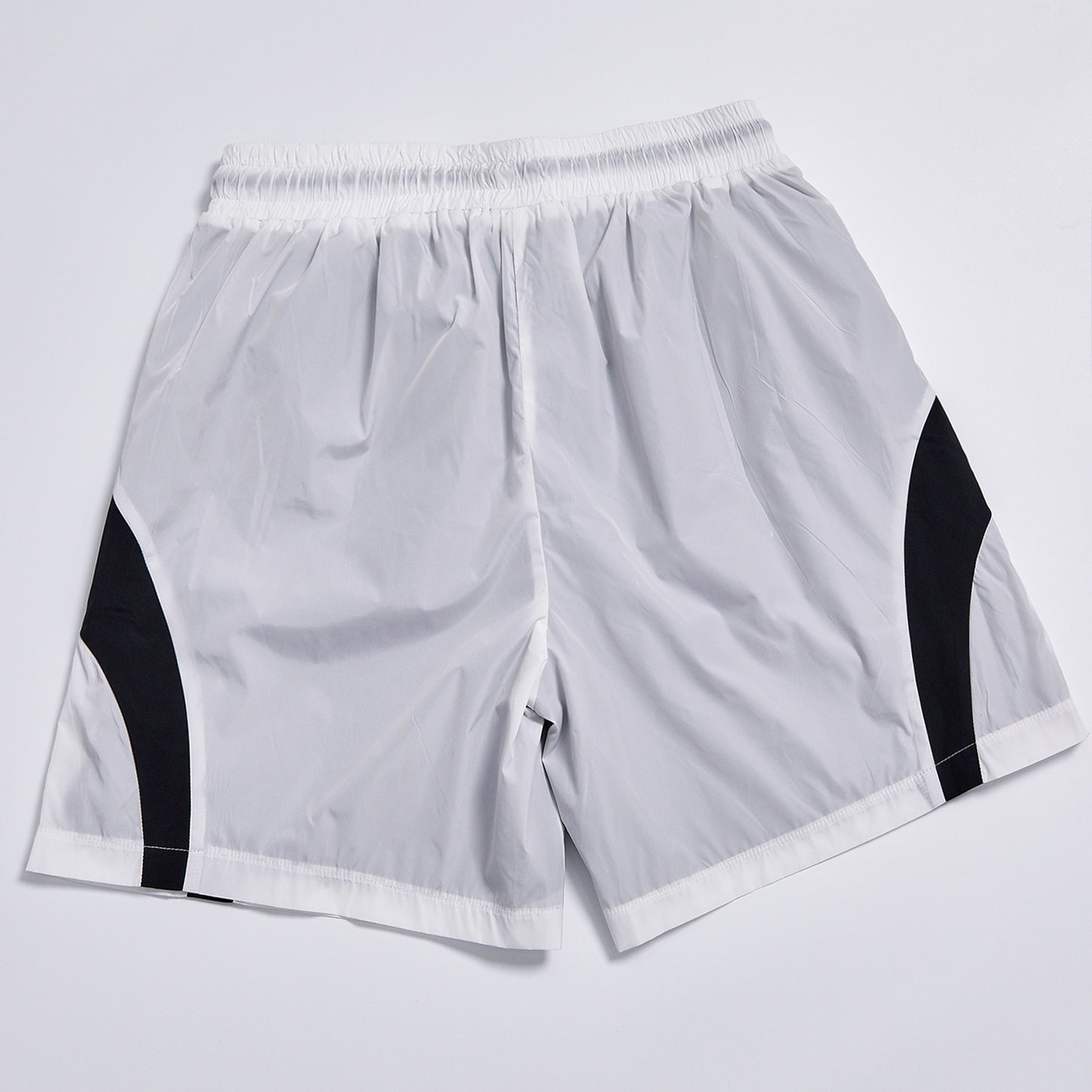 Custom Logo Contrast Color Panel Lightweight Wind Shorts Unisex Summer Elastic Waist Drawstring Loose Streetwear Casual Sports Running Track Shorts