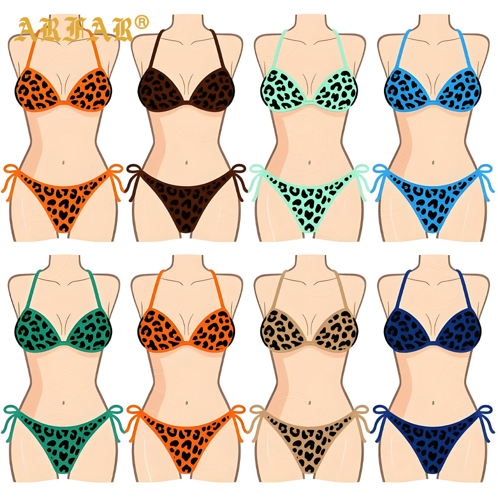 Bathing Suit for Women Custom Logo Sexy Swimsuit 2026 Summer 2 Piece Set Luxury Women's Halter Swimwear Set