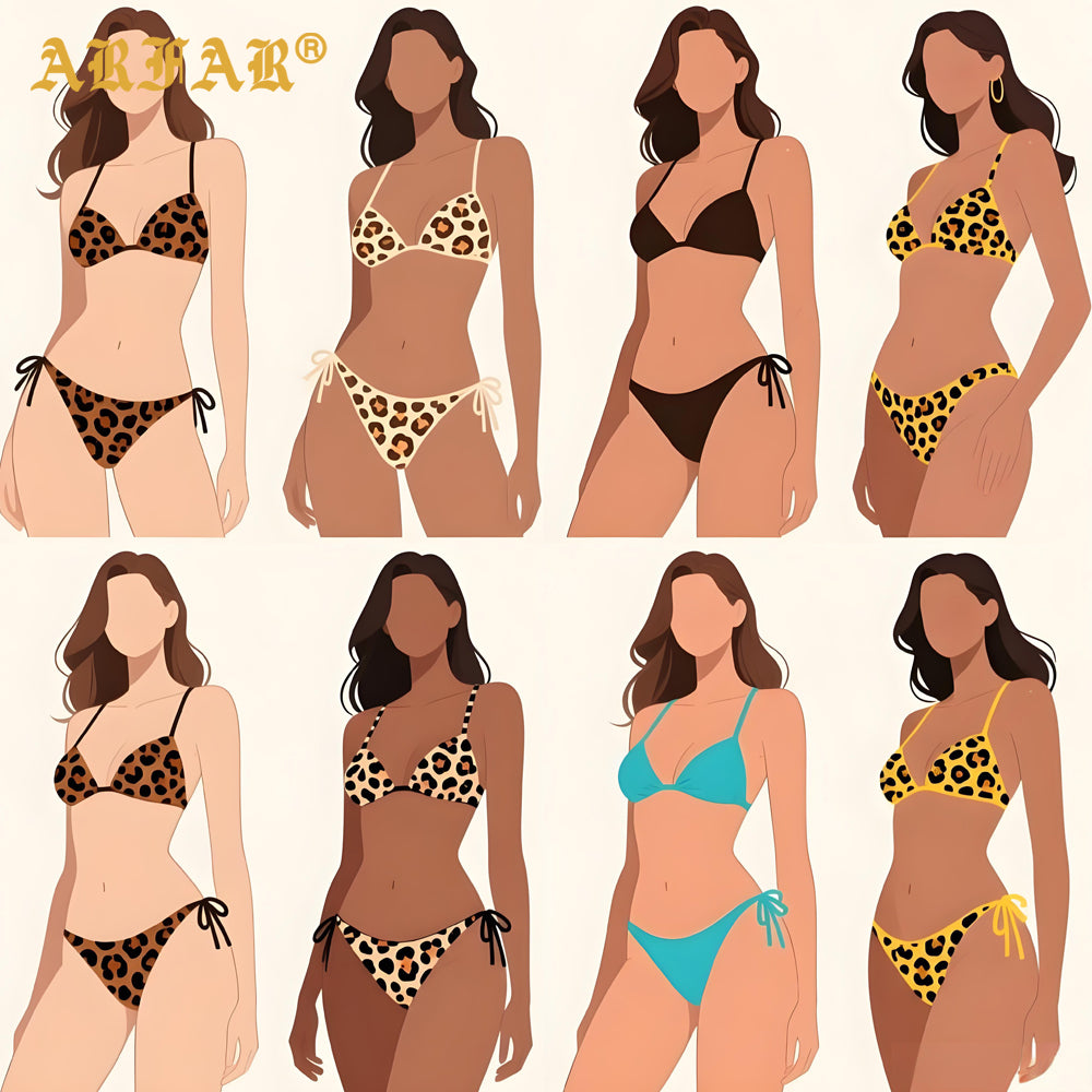 Bathing Suit for Women Custom Logo Sexy Swimsuit 2026 Summer 2 Piece Set Luxury Women's Halter Swimwear Set