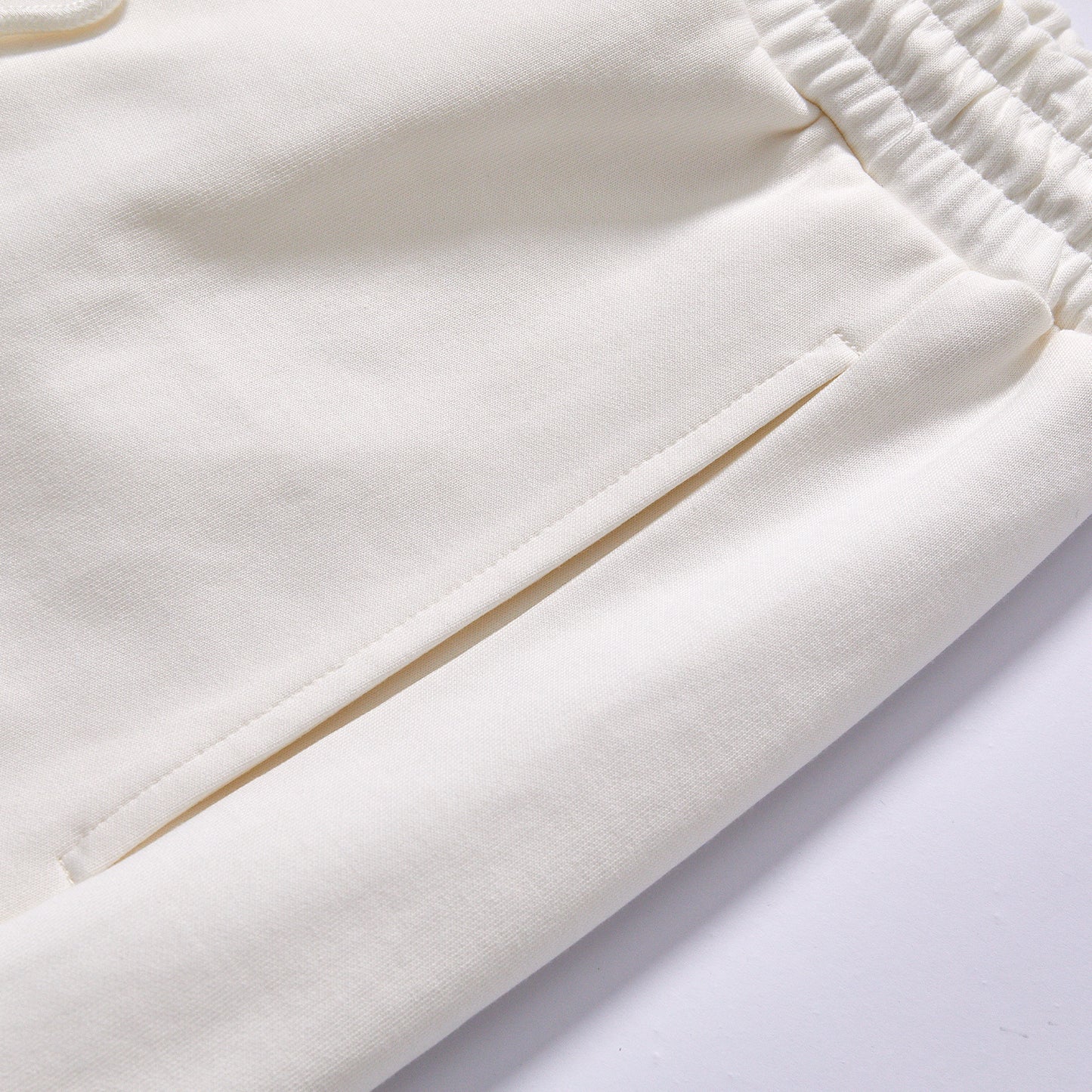 hot selling wide leg sweatpants elastic waist drawstring wide leg sweatpants loose relaxed fit inner seamless stitching Wide double layered high elastic rib waistband