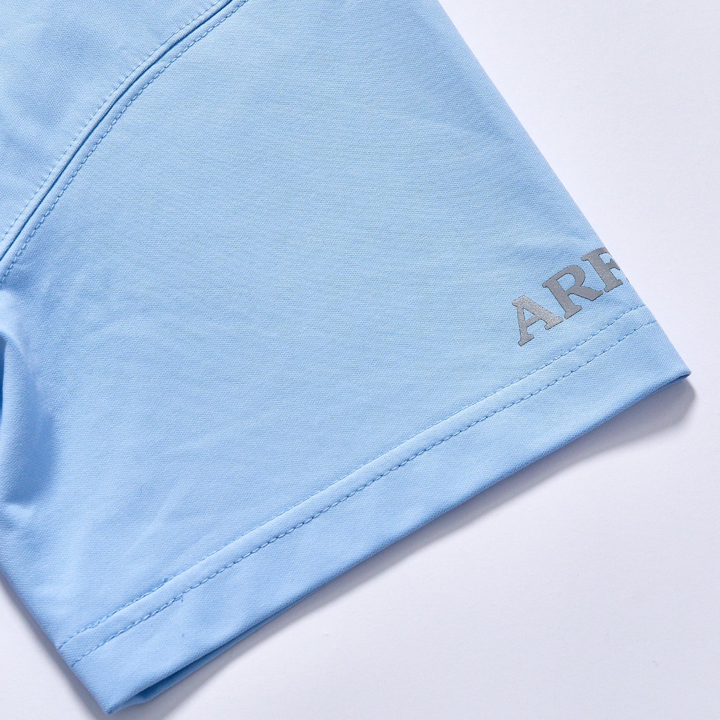 custom light blue men plain cotton t adjustable hem drawstring relaxed casual crew neck t shirt outfits jogging street leisure home