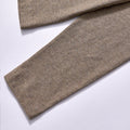hot selling Crew Neck loose oversized neutral tone long sleeve crew alternative top loose drop shoulder thermal long sleeve All-season layering