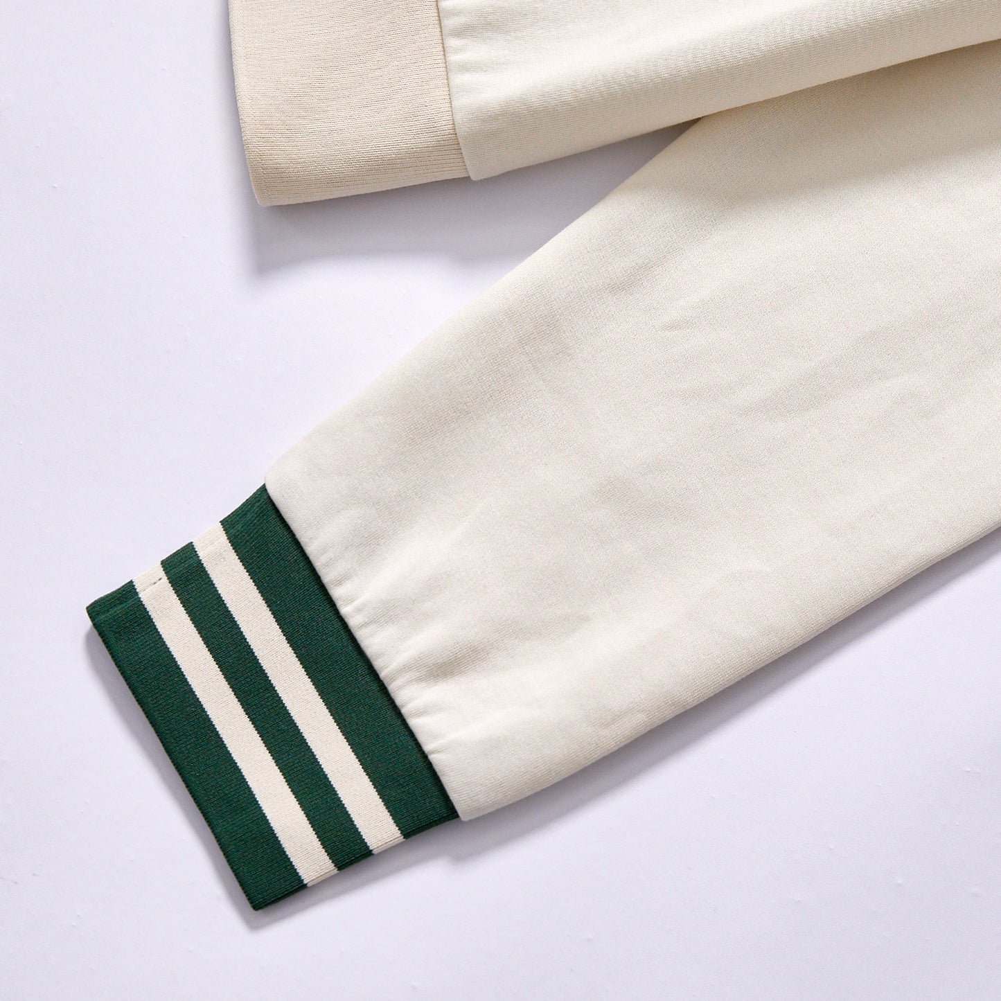 Customized college striped polo sweatshirt long sleeve polo sweatshirt mini chest embroidery polo sweatshirt  golf casual wear