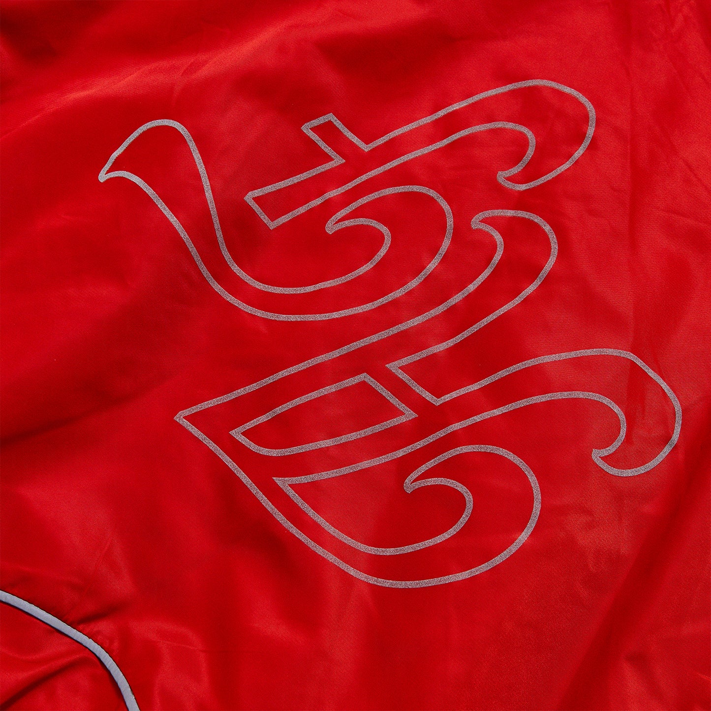 Custom Logo Reflective Piping Red Hooded Windbreaker Unisex Spring Zip Up Loose Streetwear Casual Racing Track Hooded Jacket Outerwear
