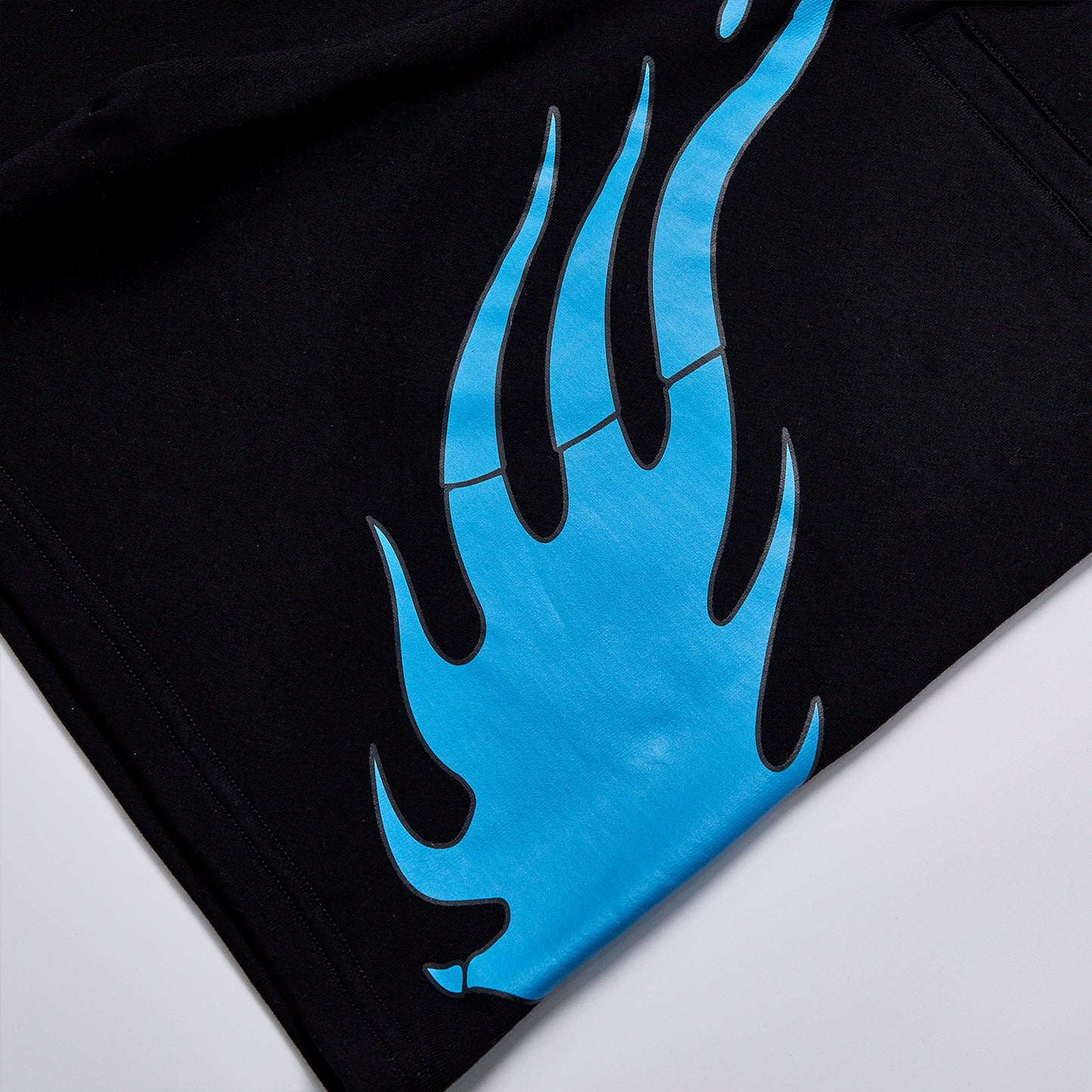 Unisex  Flame Star Graphic Sweat Shorts Hip Hop Streetwear Baggy Cotton Casual Shorts Elastic Waist Graffiti Print Knee Length Sport Shorts For Men Women