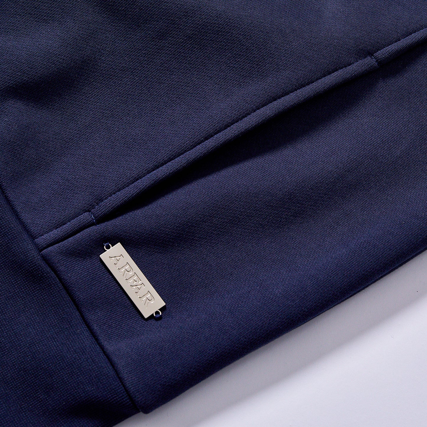 zip up hoodie men navy casual outerwear unisex blank sweat jacket french terry open front hoodie elastic rib cuffs rib bottom hem small woven label box loose fit