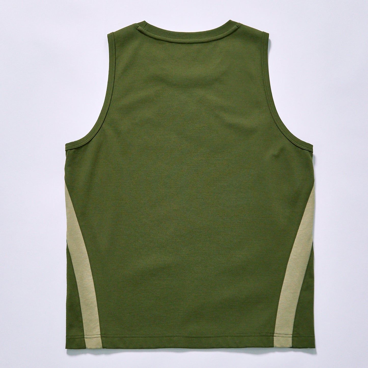 hot selling custom logo crew neck tank shirt straight bottom hem athletic training loose vest gym fitness workout outfit