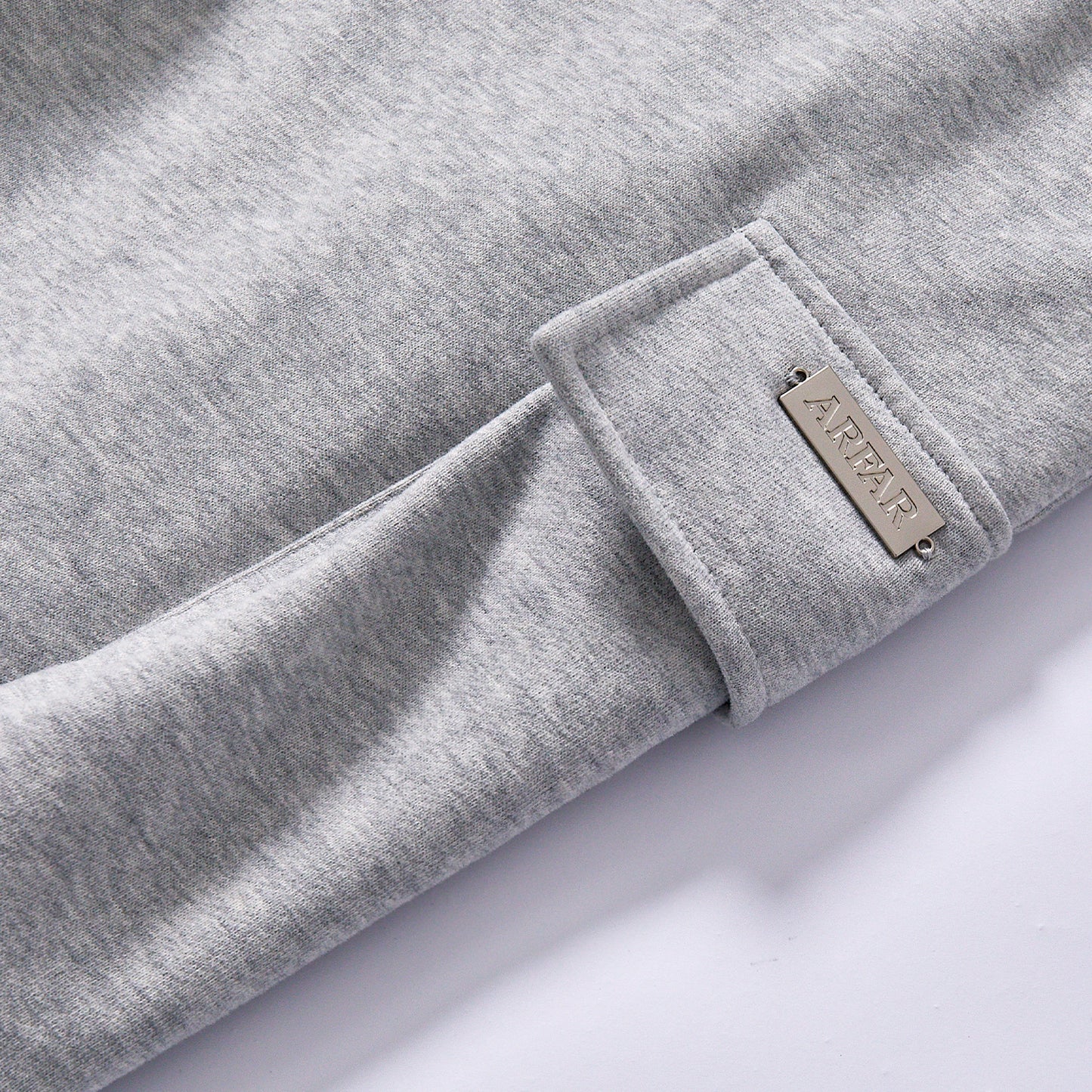 custom logo heather grey men cargo sweat pants  multiple side pockets loose wide leg trousers breathable thick casual utility trousers streetwear casual bottoms street fashion daily commuting