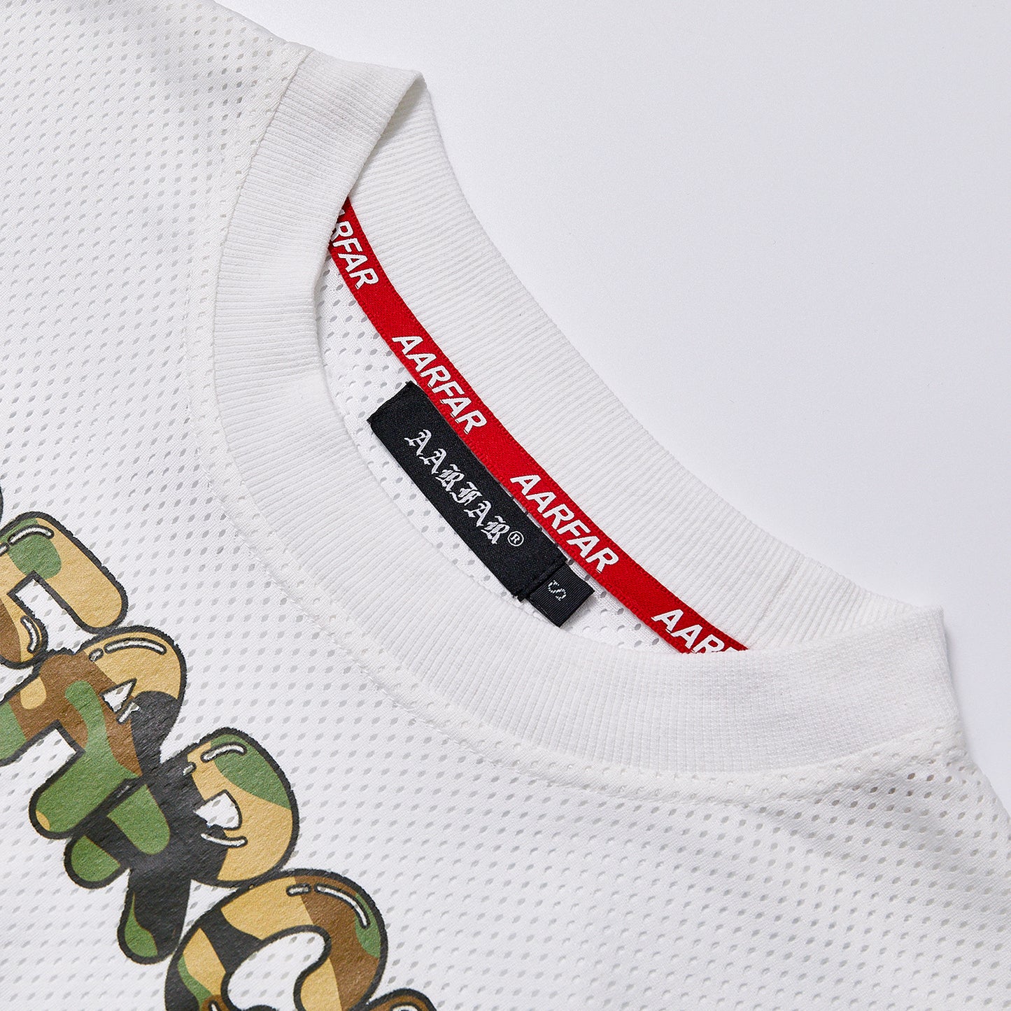 American Vintage Breathable Mesh Jersey Unisex Camo Splicing Short Sleeve Top, Back 88 Number Print Loose Boxy Hip Hop Streetwear Football T Shirt For Summer