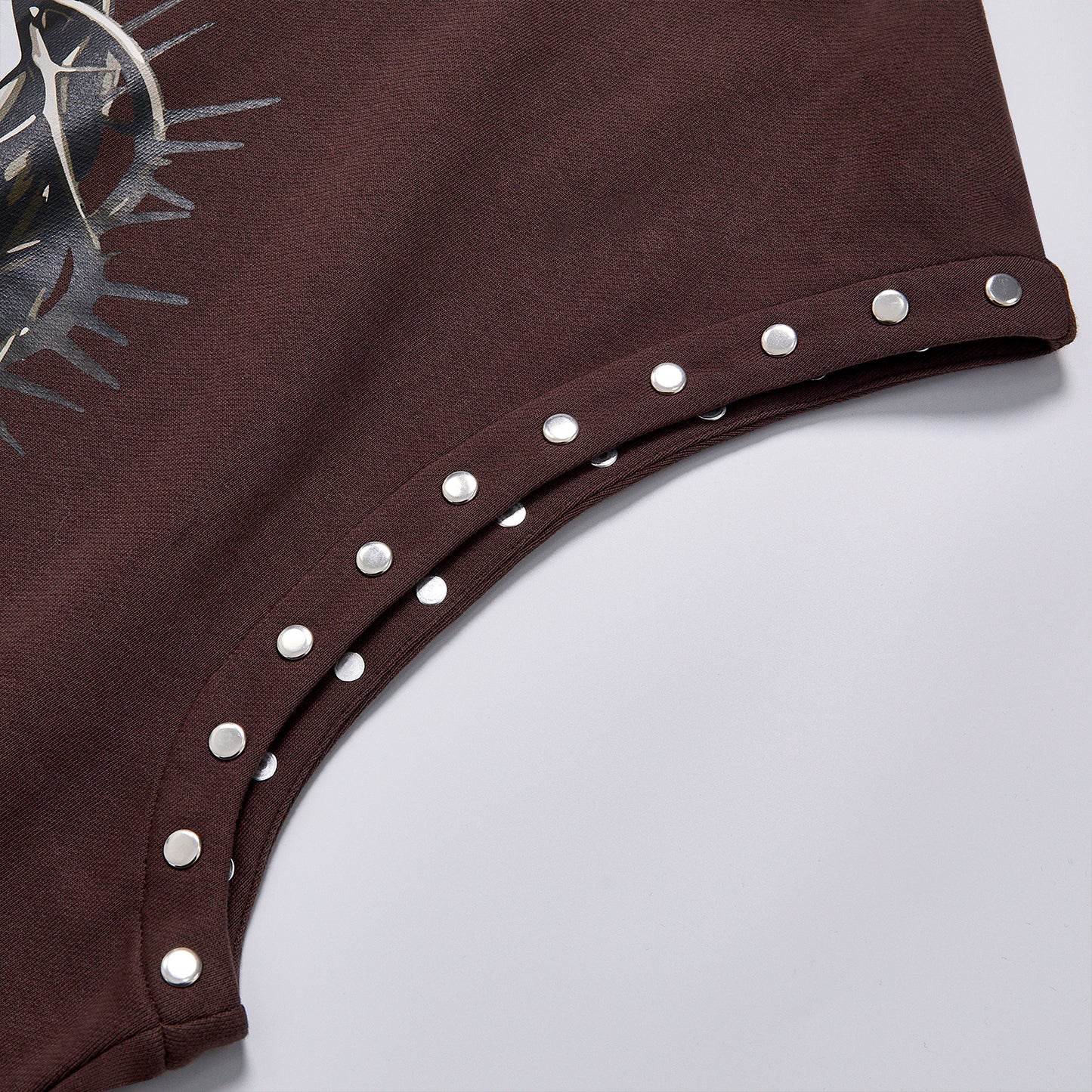Gothic Jesus Graphic Studded Sleeveless Vest Men Loose Fit Punk Streetwear Save Me Print Cut Off Tank Top