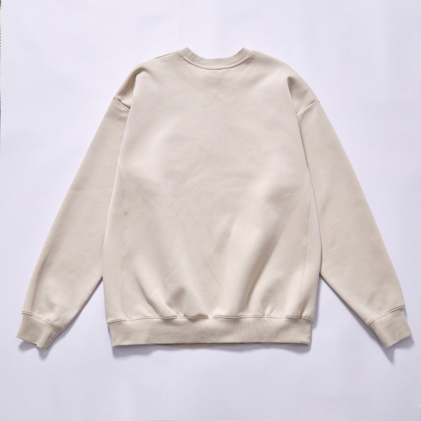 best seller raw edge crew neck sweatshirt drop shoulder relaxed fit crew sweatshirt casual loungewear