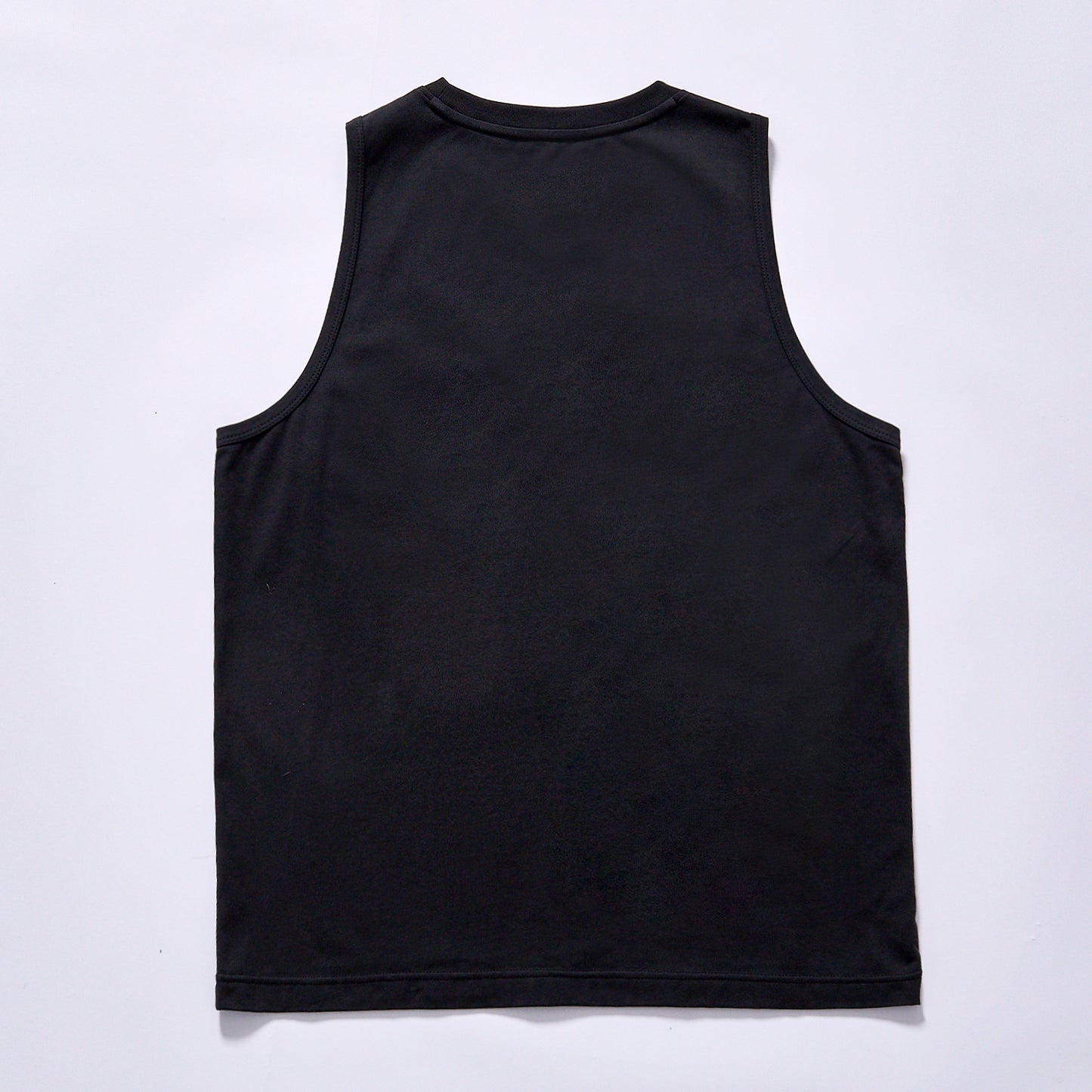 hot selling custom logo viral side vertical blue panel tank top full moisture wicking sweat release finish ouple neutral tone sports matching vest