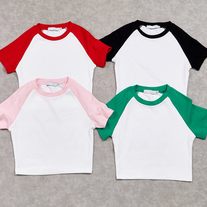 Custom Logo Womens Sets Ribbed Cotton Lounge Wear Crop Top Ladies Casual Wear Baby -T and Shorts Set for Women 2025 New Styles
