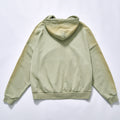Customized full zip graphic hoodie kangaroo pocket oversized drop shoulder zip up hoodie faded wash sweatshirt daily commute outer