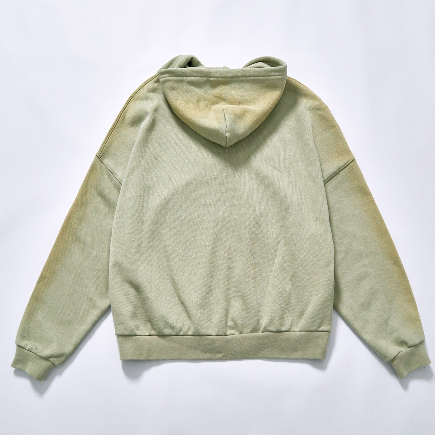 Customized full zip graphic hoodie kangaroo pocket oversized drop shoulder zip up hoodie faded wash sweatshirt daily commute outer
