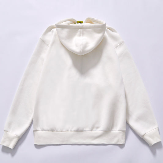 factory direct custom logo relaxed fit basic layering zip up hoodie rib elastic cuffs & bottom hem drop shoulder oversized relaxed fit spring autumn everyday layering outer coat city walk couple matching set