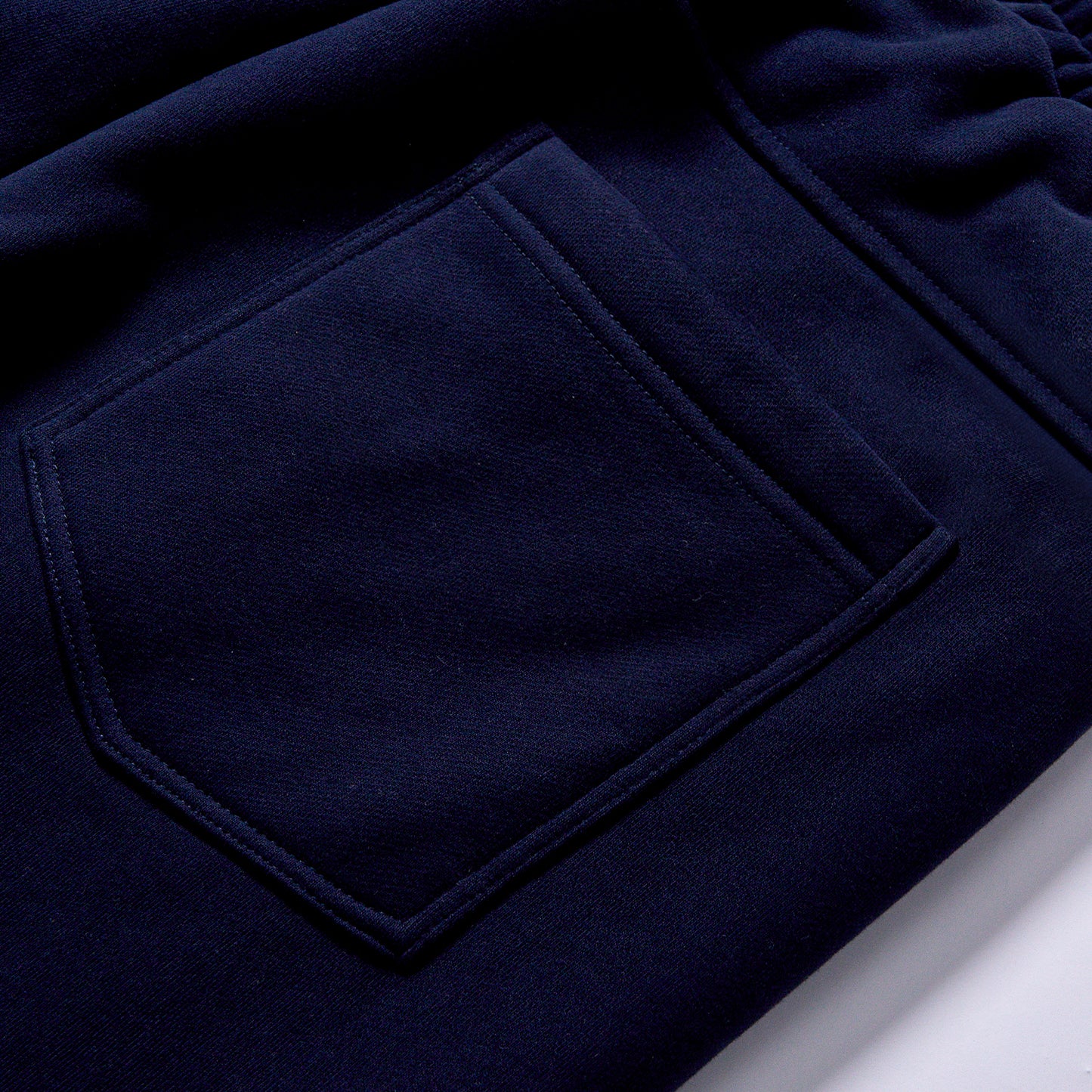 custom logo bestseller casual sweatpants men navy straight leg jogger trousers lastic waist fleece sweat pants french terry straight leg navy blue solid color navy cotton straight sweatpants daily commuting campus outfits