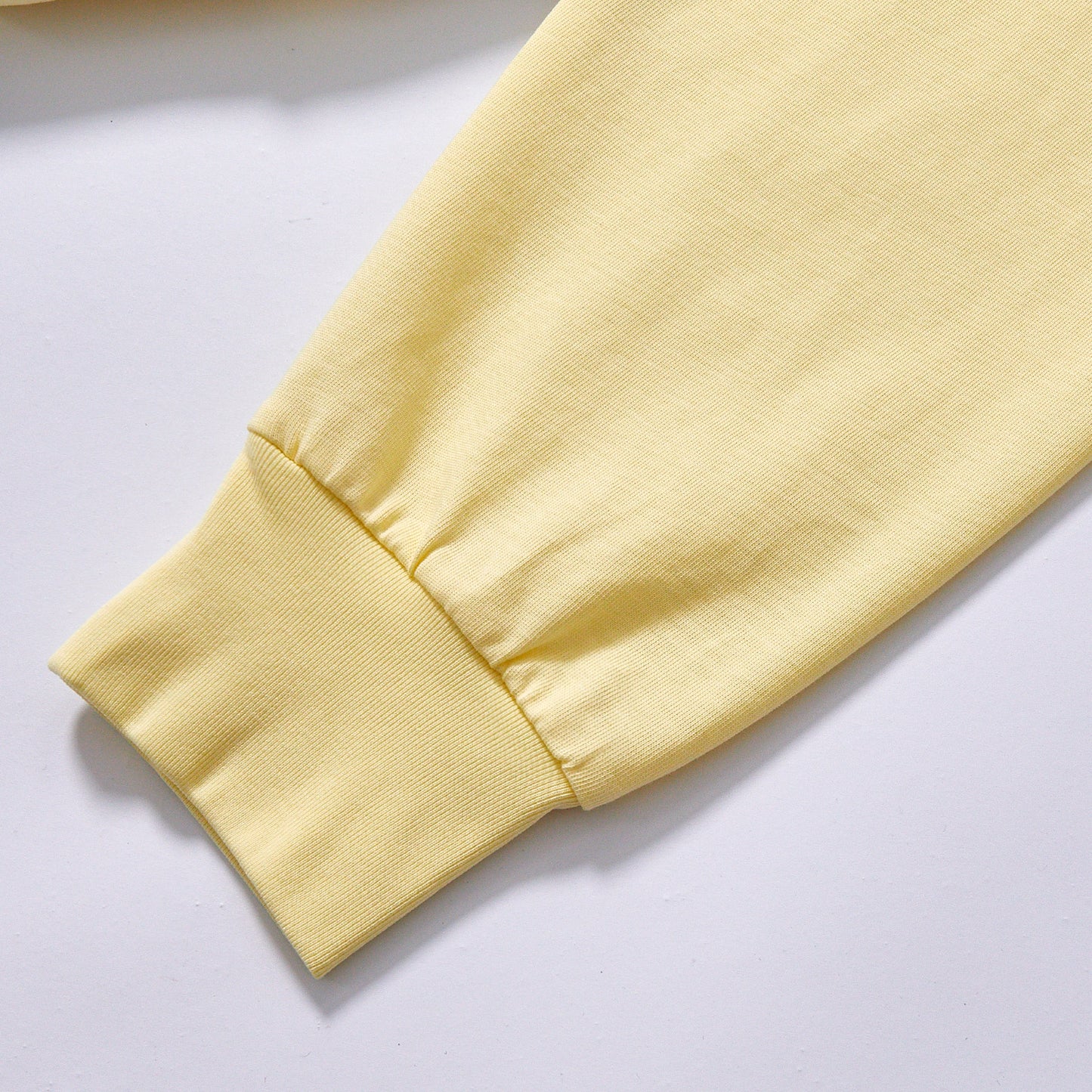 Custom logo yellow men half zip polo sweatshirt polo collar half zip sweatshirt relaxed fit men loose boxy fit breathable warm long sleeve sweatshirt daily commuting weekend