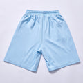 bulk wholesale custom logo elastic drawstring waist fleece knee length track shorts double stitched leg hem summer breathable street sport bottoms leisure sweat shorts
