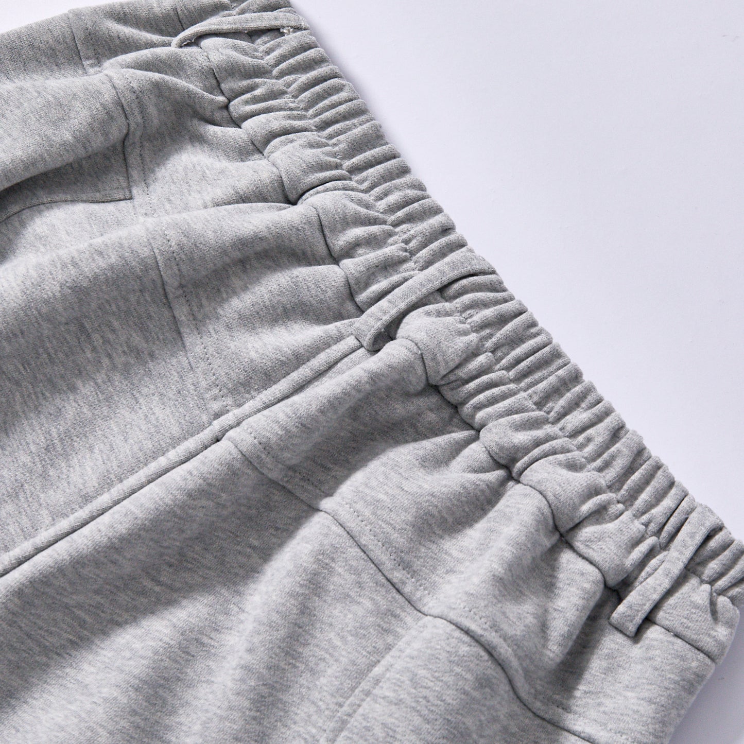 custom logo heather grey men cargo sweat pants  multiple side pockets loose wide leg trousers breathable thick casual utility trousers streetwear casual bottoms street fashion daily commuting