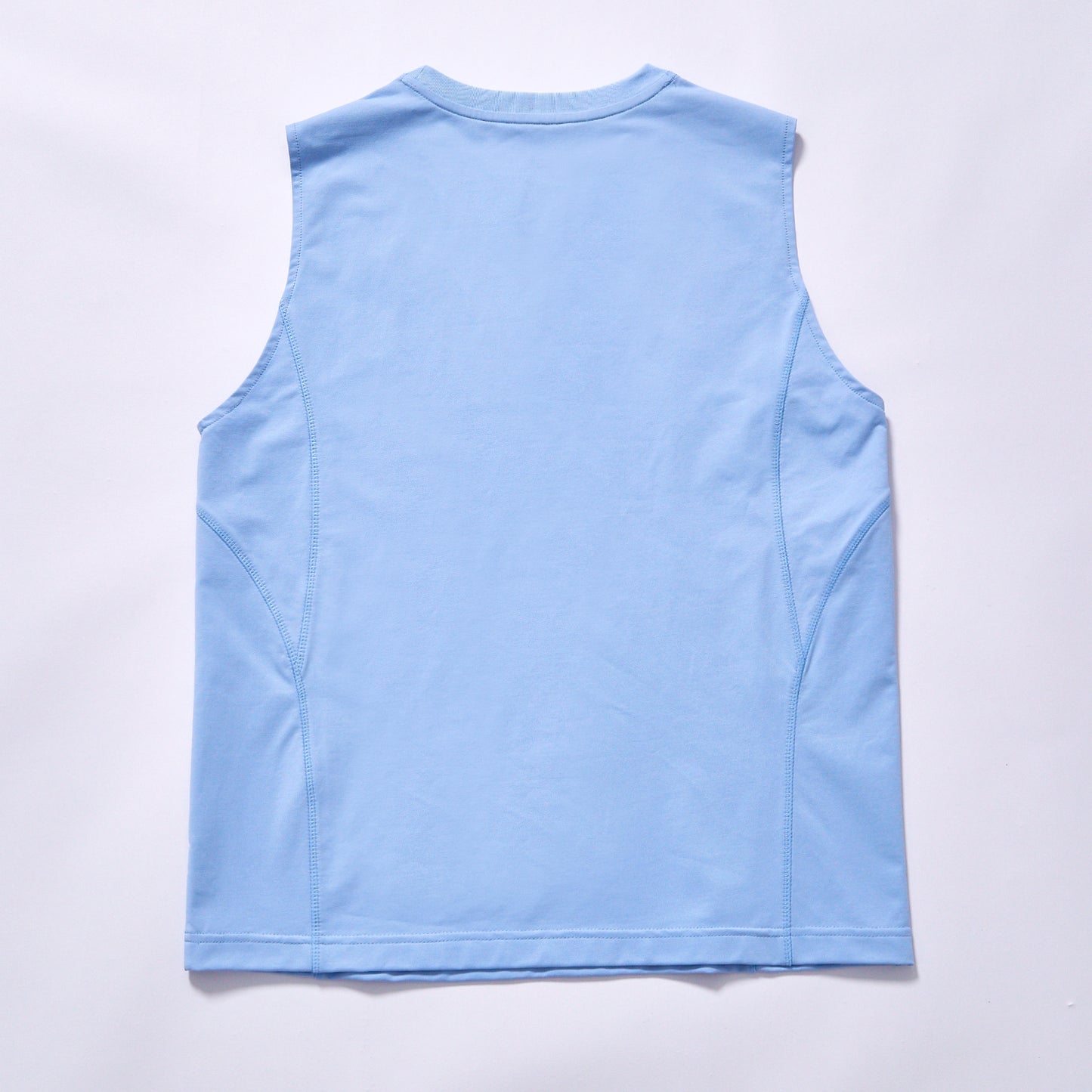 custom logo light blue men sleeveless tank top crew neck relaxed fit sports design lightweight anti sweat summer fitness vest gym fitness jogging running outdoor