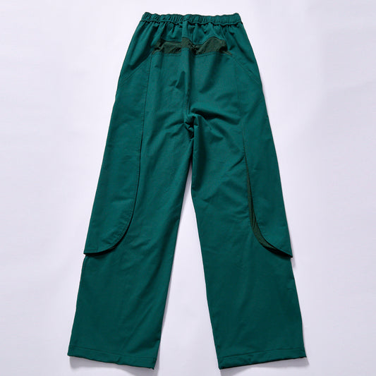 trending Custom logo outdoor techwear wide leg trousers adjustable waist belt quick dry casual trousers outdoor hiking climbing