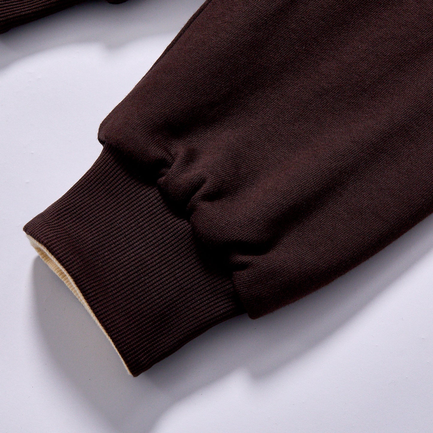 OEM service zip up hoodie casual dual face street hooded top drop shoulder relaxed fit daily commute dual match outfit