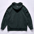 trending oversized streetwear panel layered pullover hoodie drop shoulder loose fit plain layering hoodie city walk