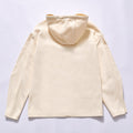 factory bulk oversized fleece street sweatshirt drop shoulder loose fit fleece pullover spring autumn layering