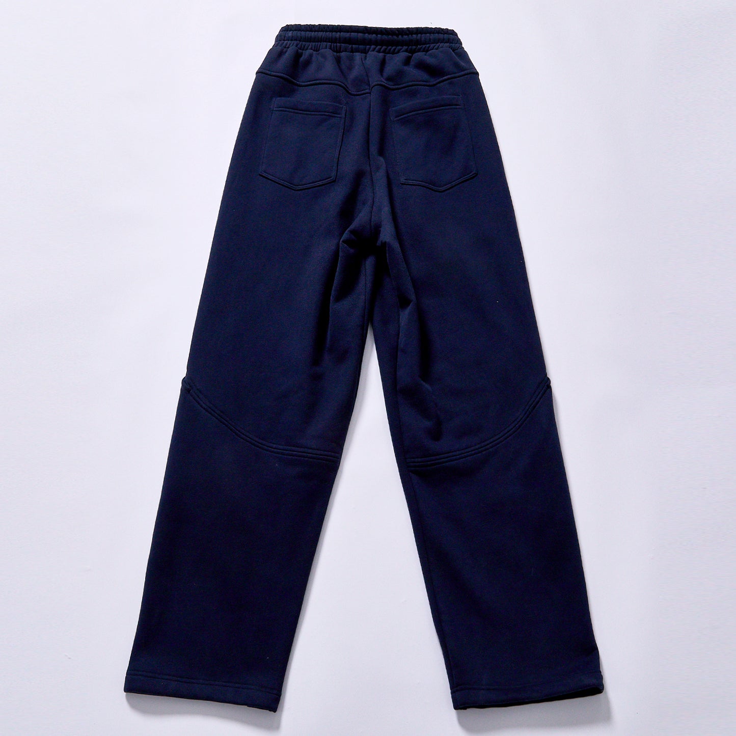 custom logo bestseller casual sweatpants men navy straight leg jogger trousers lastic waist fleece sweat pants french terry straight leg navy blue solid color navy cotton straight sweatpants daily commuting campus outfits