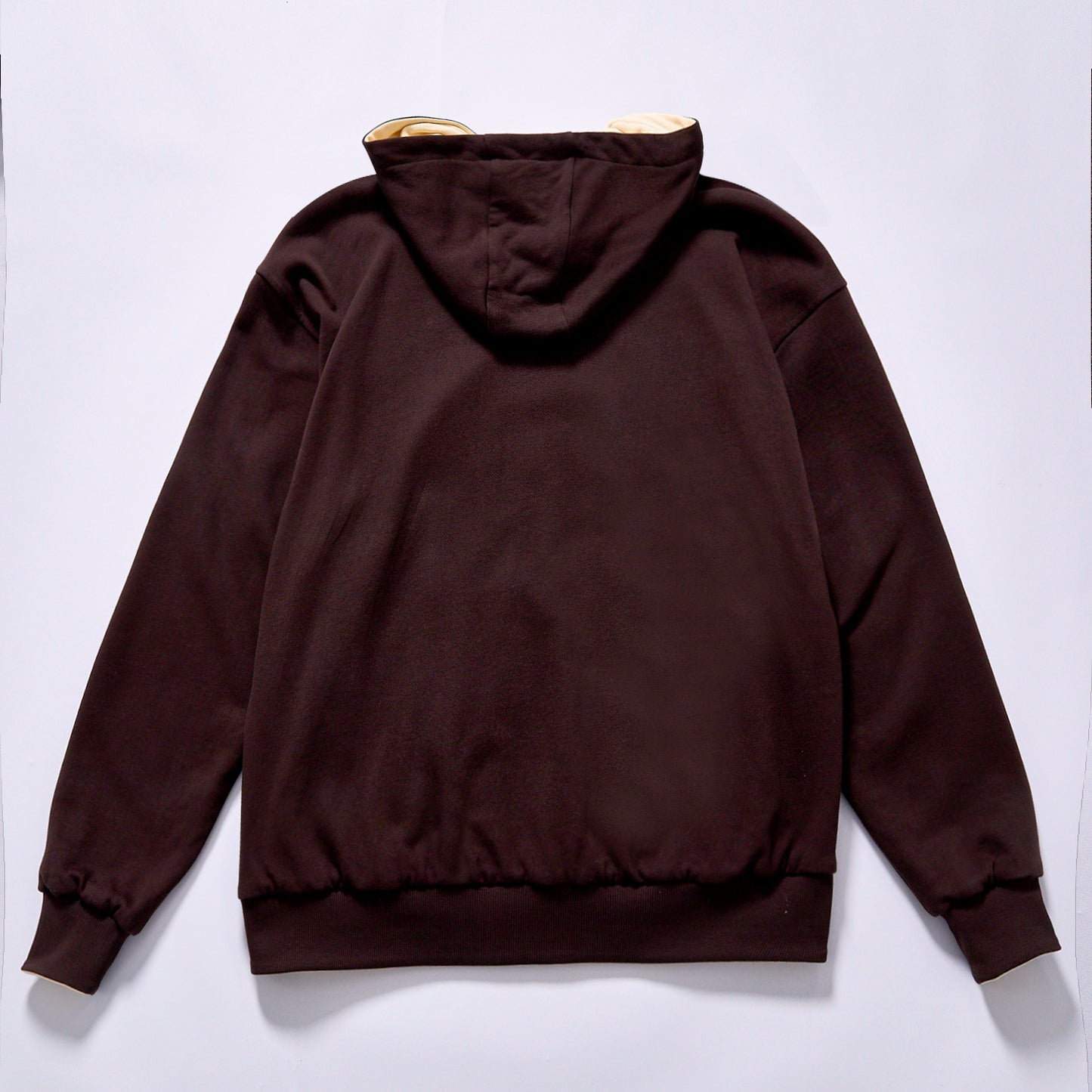 OEM service zip up hoodie casual dual face street hooded top drop shoulder relaxed fit daily commute dual match outfit
