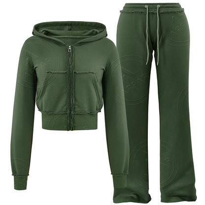 womens two piece hoodie sets pants set