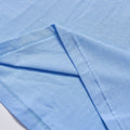 Solid Light Blue Plain Crew Neck Loose Oversized Short Sleeve Tee Unisex Daily Basic Cotton T-Shirt Casual Minimalist Streetwear Blank Tee Top