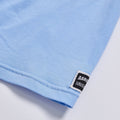 Solid Light Blue Plain Crew Neck Loose Oversized Short Sleeve Tee Unisex Daily Basic Cotton T-Shirt Casual Minimalist Streetwear Blank Tee Top
