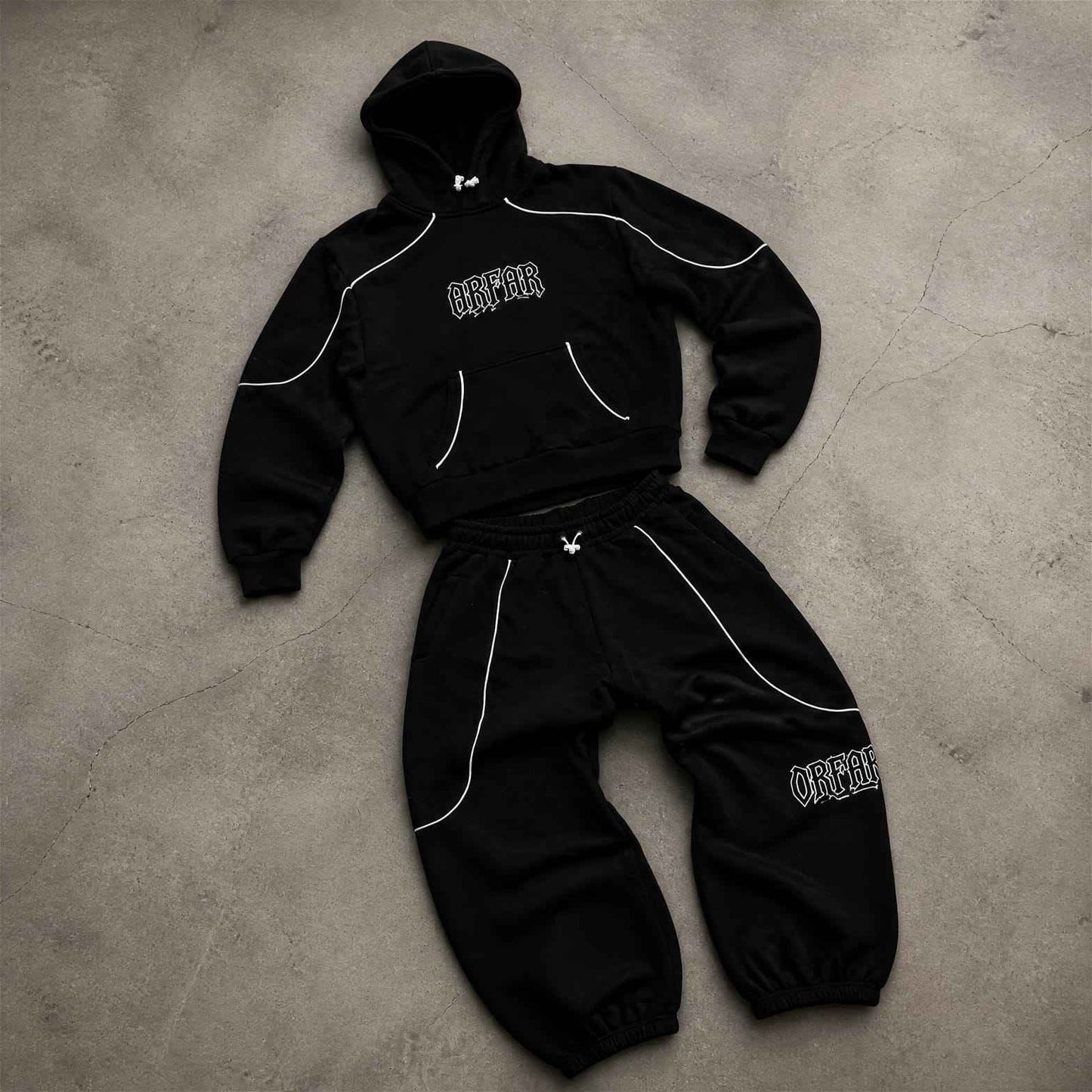 Winter Men's Hoodie and Sweatpants Set