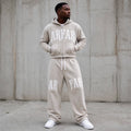 Winter Men's Hoodie and Sweatpants Set