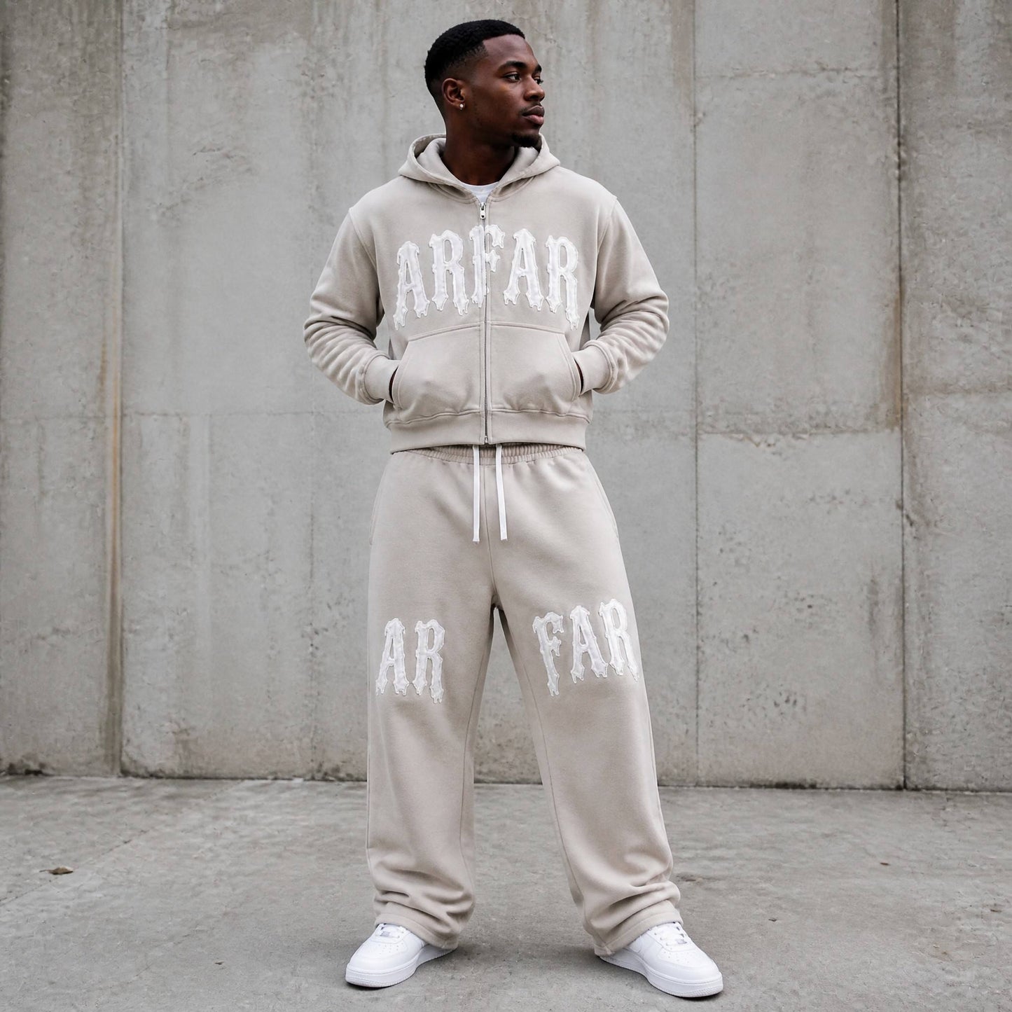 Winter Men's Hoodie and Sweatpants Set