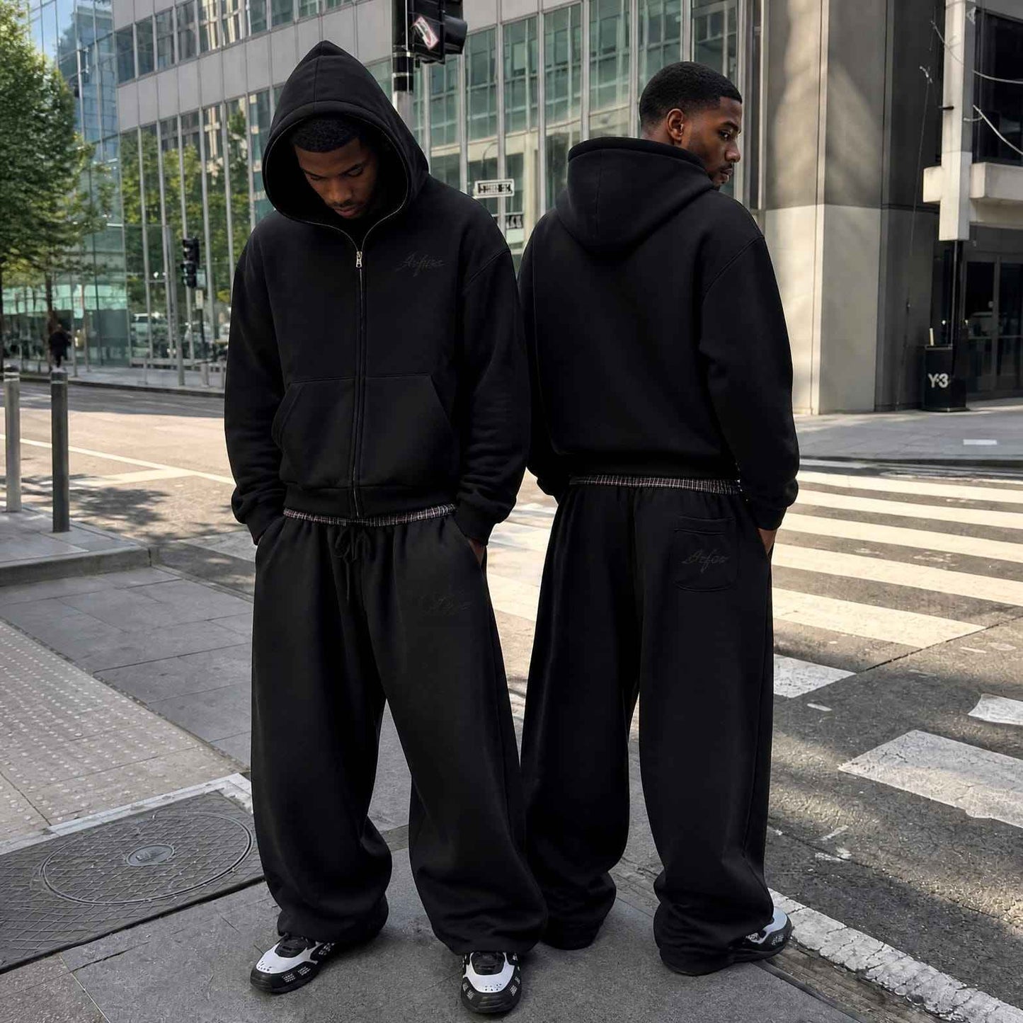 Winter Men's Hoodie and Sweatpants Set