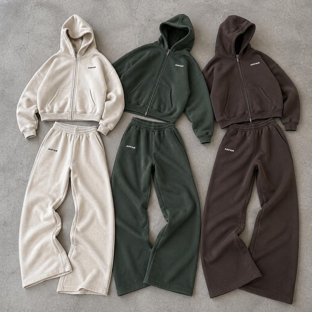 Winter Men's Hoodie and Sweatpants Set