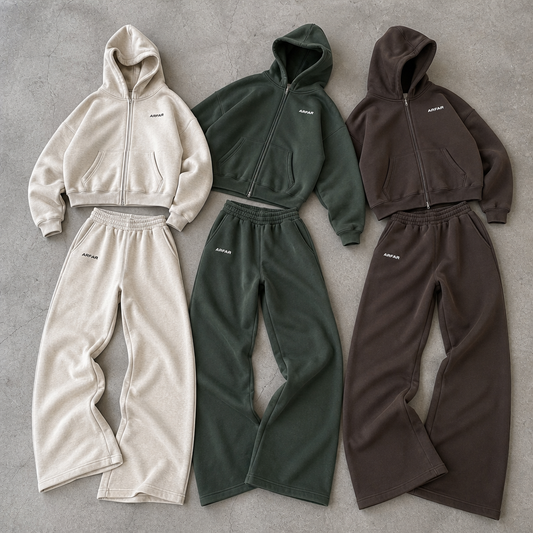 Winter Men's Hoodie and Sweatpants Set