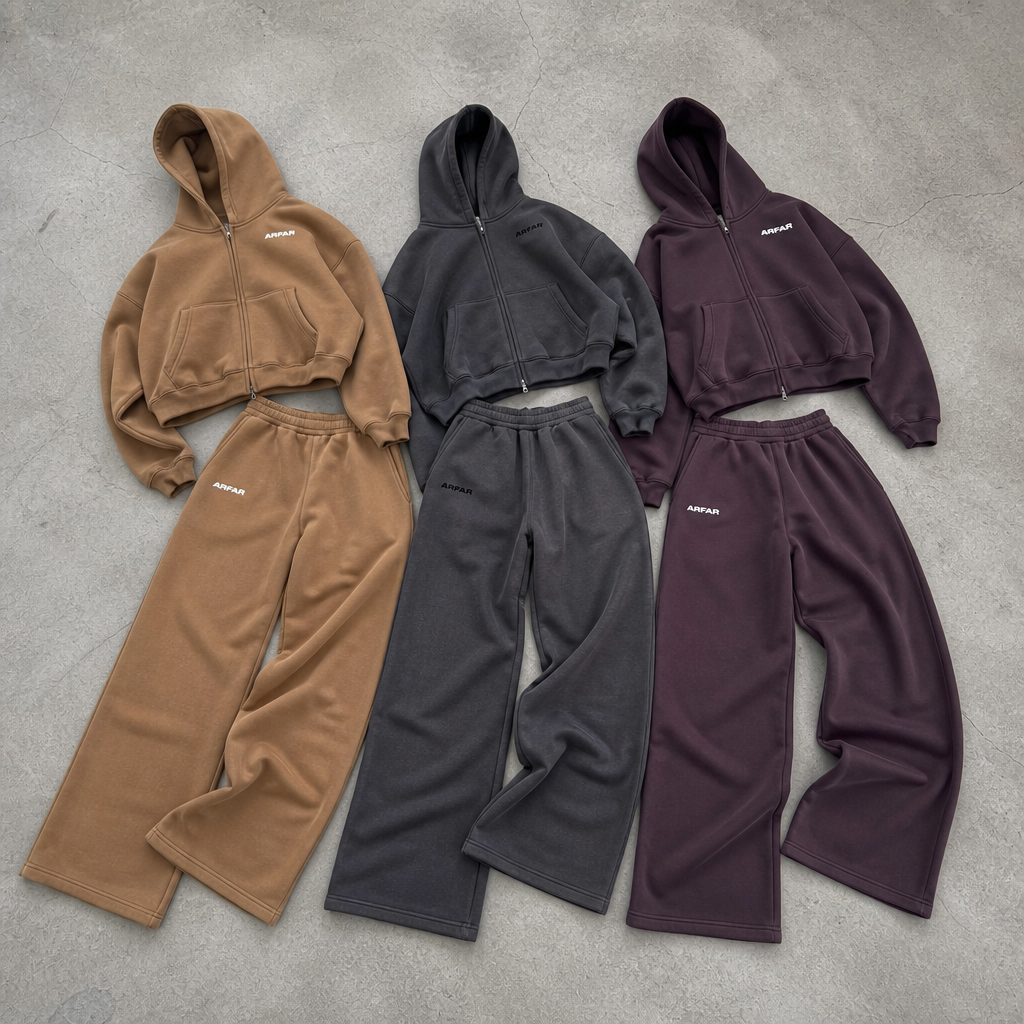 Winter Men's Hoodie and Sweatpants Set
