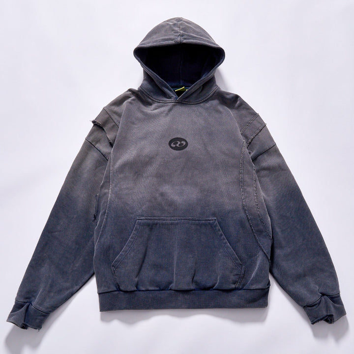 Acid-Wash Cotton Hoodies